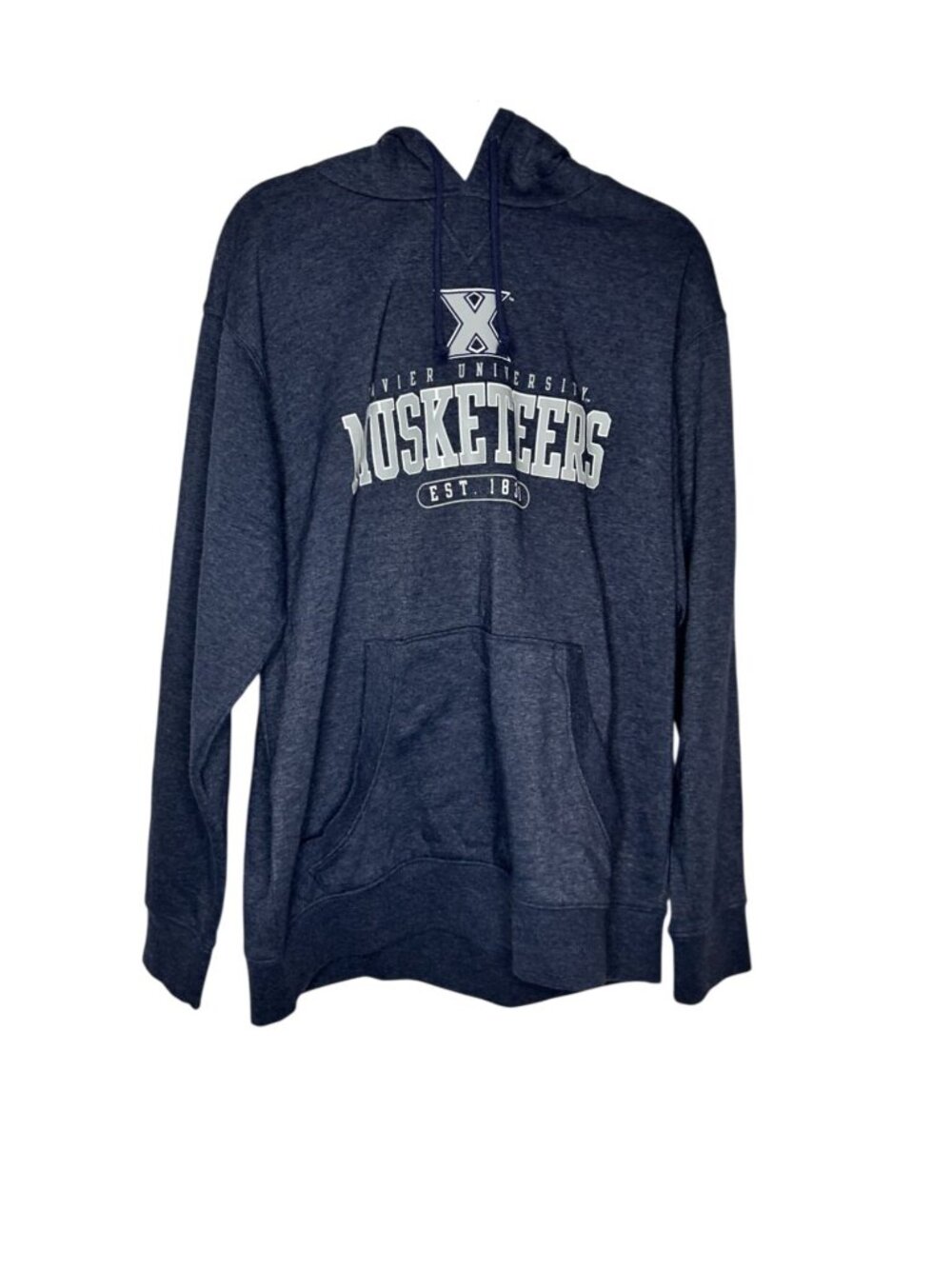NWT Men's Large Xavier Musketeers Officially Licensed Hoodie, MSRP $49.99